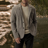John Dutton Jacket Autumn and Winter Middle East Retro Cardigan Jacket European and American Style Men's Clothing Coat