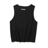 Fog Essentials Vest Fog Double Line Essentials Letter Vest T-shirt Men's and Women's Fear Of God Loose Fashion Brand Waistcoat