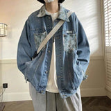 Denim Shirts Denim Jacket Men's Spring and Autumn Loose Jacket