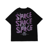 Man Tees Painting Letter Pattern Short Sleeve T-shirt