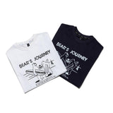 Men T Shirt Summer Casual Tops Men's Clothes Summer Wear Vintage Men's round Neck Short Sleeve Casual Loose Cartoon Bear Printed T-shirt