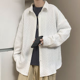 Corduroy Patch Jacket Corduroy Shirt Coat Men's Casual Spring and Autumn Long Sleeve