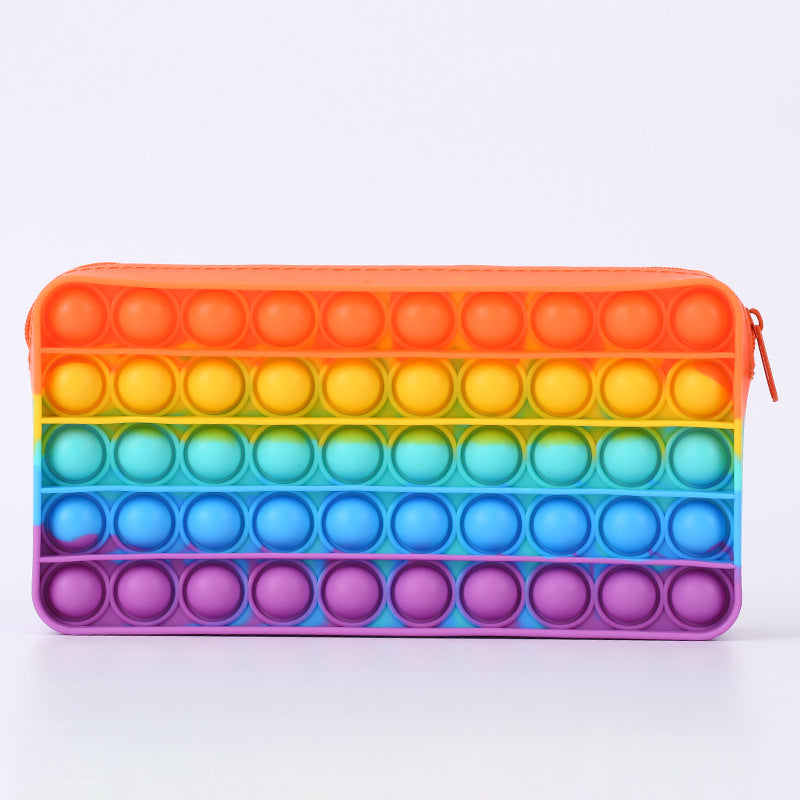 Pop Fidget Toys It Purse Zipper Handbag Women's Large Capacity Lady's Clutch Bag Wallet Card Holder
