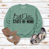 Beth Dutton Outfits Head round Neck Top T-shirt Sweater