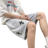 Summer Men Shorts Gray Sweatpants Sports Shorts
