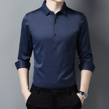 Men's Shirts Solid Color Shirt