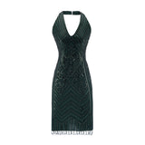 The Great Gatsby Daisy Dress Sexy Sequined Dress Short Skirt Women Backless