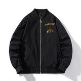 New York NYC Varsity Jacket Stand Collar Jacket Baseball Uniform Sequined Embroidered Jacket