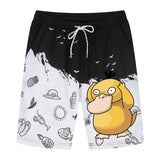 Men and Women Pokemon Pikachu Pant Shorts Cropped Beach Pants Casual