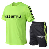 Fear Of God Fog T Shirt Essentials Casual Short Sleeve Shorts Set