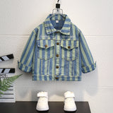 Toddler Boys Jackets Children's Clothing Boys Autumn Wear Denim Jacket Children's Clothing