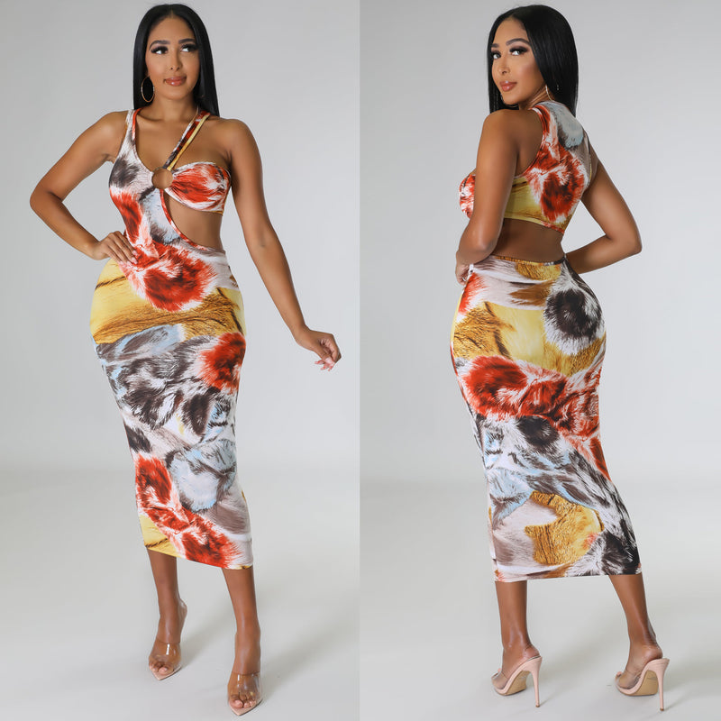 Bella Hadid Dress Sexy Dress Fashion Hollowed-out Strap Tight Stretch Midi Dress