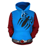 Men Spider Hoodie Scarlet Spider-Man 3D Printed Hoodie