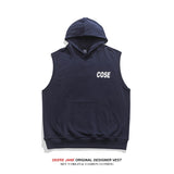 Men Vest Summer Vest Men's Sports Casual T-shirt Sweater