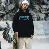 Thrasher Hoodie Autumn and Winter Printing Men's Women's Hoodie Loose Sweater