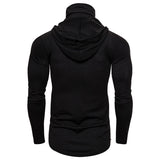 Skull Hoodie Men's Ninja Clothes Hooded Halloween T-shirt Full Skeleton Skull