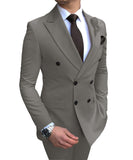 Double Brewed Seersucker Suit Suit Men's Slim Dress