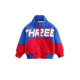 Toddler Boys Jackets Boy's Autumn Coat Baseball Uniform