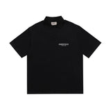 Essentials Polo Shirt High Street Fog Fear of God Essential Double Line Letter Lapel T-shirt