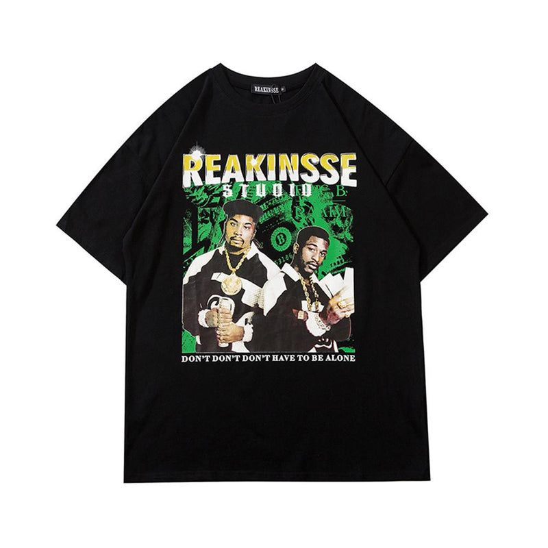 Men's T Shirt Summer Casual Tops Printed Short Sleeve T-shirt Men's Fashion Brand round Neck Half Sleeve Trendy Loose Half Sleeve