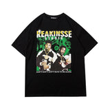 Men's T Shirt Summer Casual Tops Printed Short Sleeve T-shirt Men's Fashion Brand round Neck Half Sleeve Trendy Loose Half Sleeve