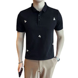 Men Short Sleeve T-Shirt Polo Shirt