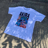 Akira T Shirt YoungGuns Treasure House Vintage Japanese-Style Retro Anime Short Sleeve T-shirt Male and Female Large Size