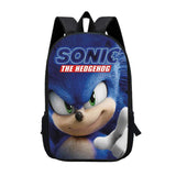 Sonic Backpack Sonic School Bag for Elementary School Students Cartoon Backpack