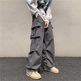 Men Cargo Pants Workwear Casual Trousers Men's Spring and Autumn Loose Straight