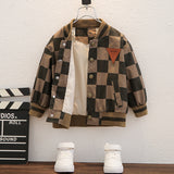 Toddler Boys Jackets Children's Clothing Boys' Coat Autumn Baseball Uniform Casual