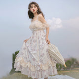 Gothic Lolita Harajuku Style Clothing Daily Light Lolita Dress JSK Suspender Dress