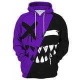 Smiley Face Hoodie Spring and Autumn Smiley Face Digital Printing Leisure Sports