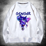 Men and Women Pokemon Pikachu Hoodie Crew Neck Pullover Sweatshirt