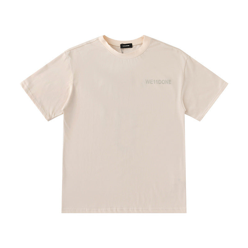 We11done T Shirt Summer Loose Men's and Women's round Neck Short Sleeve T-shirt