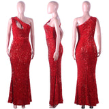 Nightclub Hollow-Out Sequin Evening Dress Sexy Dress