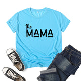 Boy Mama T Shirts the Mama Printed Short Sleeve T-shirt
