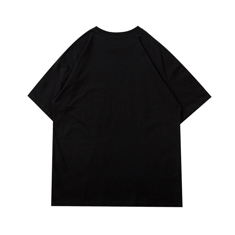 Men's T-shirt Summer Casual Tops Printed Short Sleeve T-shirt Men's round Neck Half Sleeve Street Fashion Loose Half Sleeve