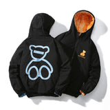 Varsity Jacket White Duck down Jacket