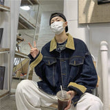 Denim Shirts Denim Jacket Men's Loose Spring and Autumn Workwear Jacket