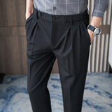 Men Trousers Casual Suit Pants Thin Men's Pants