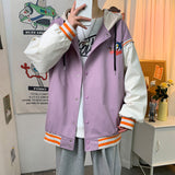 Tom and Jerry Hoodie Autumn and Winter Printing Coat Men's Hooded Loose Jacket