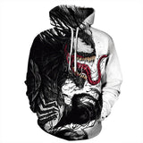 Spider Man Hoodie Venom3d Printing Zipper Hooded Sweatshirt