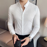 Men Shirts Business Casual Shirt
