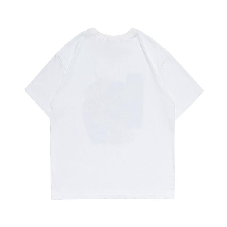 Men T Shirt Summer Casual Tops Men's Clothes Summer Wear Vintage Men's round Neck Short Sleeve Casual Loose Cartoon Printed T-shirt