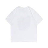 Men T Shirt Summer Casual Tops Men's Clothes Summer Wear Vintage Men's round Neck Short Sleeve Casual Loose Cartoon Printed T-shirt