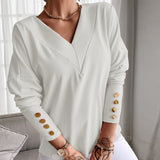 Women Bohemian Shirts Women's Autumn Loose Bottoming Shirt Top