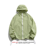 Men Sun Protection Clothing Sun Protection Clothing Men's Summer UV Protection Outdoor Sports Thin Loose Casual Jacket