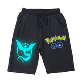 Men and Women Pokemon Pikachu Pant Pokemon Pokemon Bica Printed Children's Shorts