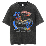 Hip Hop Rapper T Shirt Short Sleeve T-shirt Loose