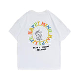 Men T Shirt Summer Casual Tops Men's Clothes Summer Wear Vintage Men's round Neck Short Sleeve Casual Loose Letter Printed T-shirt